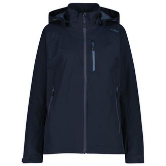 F.lli Campagnolo Ripstop Jacket Zip Hood Regenjacke f&uuml;r Damen | blau