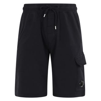 C.P. Company C.p. Company, Heren, Korte broeken, Blauw, Maat: S Fleece