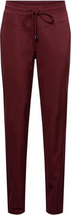 &Co Woman Penny Travel Broek - Dames - Slim Fit Broeken - Rood - XS - Broeken
