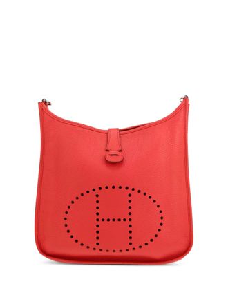 Hermès Borsa a tracolla Evelyne III traforata 2012 - Rosso