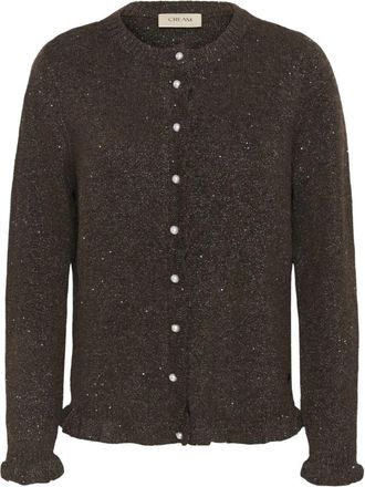 Cream Cardigans - Dames - Vesten - Bruin - XL - Truien & Vesten