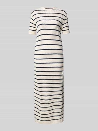 Tommy Hilfiger Regular Fit H&auml;kelkleid aus Baumwoll-Mix in Weiss, Gr&ouml;&szlig;e XXL
