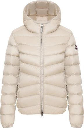 Colmar Slim-Fit Down Jacket - Dames - Ski Jassen - Beige - L - Fitness