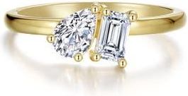 Lafonn Jolie Toi Et Moi Lab Grown Diamond Ring in Gold at Nordstrom, Size 7