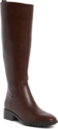 Nine West Blondy Square Toe Knee High Boot in Dark Brown 200 at Nordstrom Rack, Size 8.5