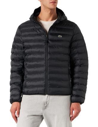 Lacoste Mens Bh0539 Parkas & Jackets, Black, 42