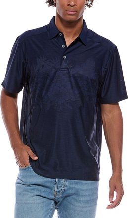 Tommy Bahama Palm Coast Hibiscus Border Polo Shirt