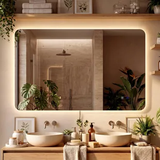 Clp Espejo De Ba&ntilde;o Ariva 100x60 Cm