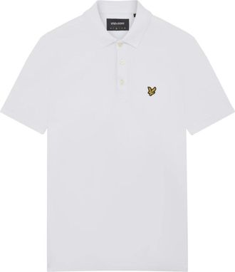 Lyle & Scott Polo Shirt - Heren - Polos - Wit - L - Katoen - Tops