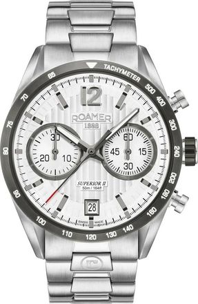 Roamer Superior Chrono II - Heren - Horloges - Grijs - ONE Size - Accessoires
