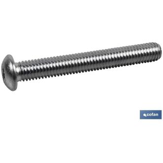 cofan Din Iso 7380 C-10.9 M-8x35 Z Caja 200 Unid., Tornillo Allen Din Iso 7380 Con Rosca Total. Clase 10.9 En Acabado Zincado. Abarca M&eacute;tricas Desde La M-4 