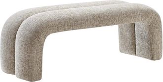 ModWay Dax 50.5 Chenille Upholstered Accent Bench