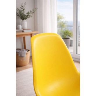 Regalos Miguel Sillas Comedor - Silla Kelen - Amarillo