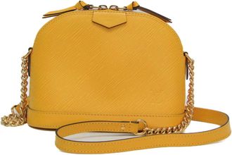 Louis Vuitton Alma Chain Epi Leather Yellow Leather Handbag (Pre-Owned)