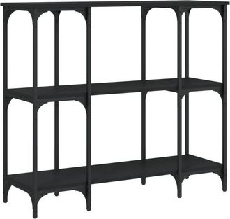 vidaXL Console Table Black 102x35x90 cm Engineered Wood vidaXL