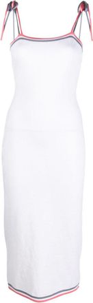 Fendi White FF Midi Dress