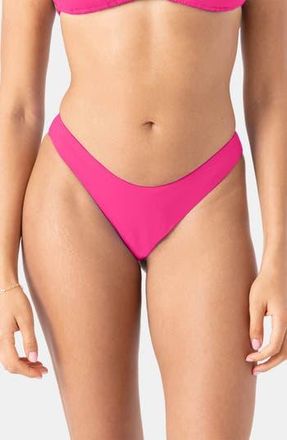Roxy SD Beach Classics High Cut Bikini Bottoms in Paradise Pink at Nordstrom Rack, Size Large