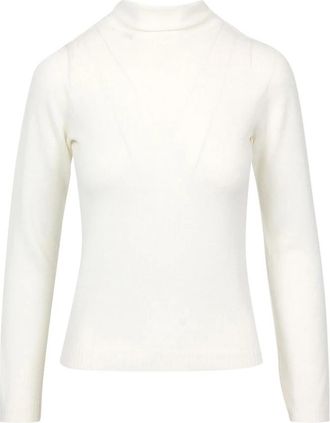 Gran Sasso Turtleneck Trui - Dames - Coltruien - Beige - M - Wol - Truien & Vesten
