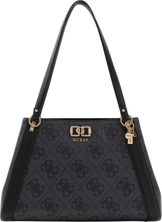 Guess Karnilla Logo Shoulder Bag - Dames - Schoudertassen - Zwart - ONE Size - Tassen