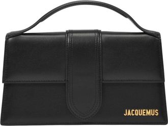 Jacquemus Womens Le Grand Bambino Top Handle Bag Black Cowhide