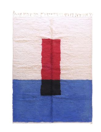 AFK Living Alfombra bereber estilo minimalista lana 251 x 355 cm