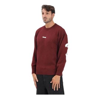 Disclaimer Jersey cuello redondo burdeos - Knitwear - Hombre - Marr&oacute;n - S