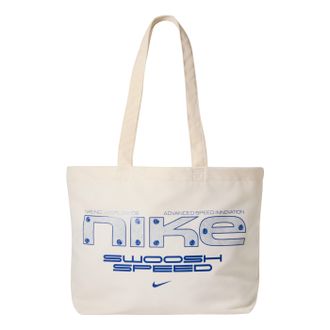 Nike Heritage 2.0 22L Tote Bag Natural Natural Old Royal IQ1222-120