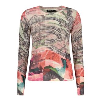 Desigual Glitch Jersey - Knitwear - Mujer - Multicolor - XS