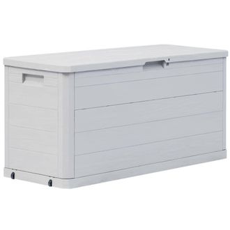 Berkfield Home Garden Storage Box 280 L Light Grey