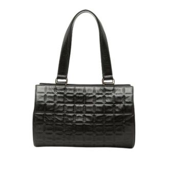 Chanel Pre-owned Vintage Quilted Shoulder Bag - Dames - Pre-owned - Zwart - Maat: ONE Size Leer