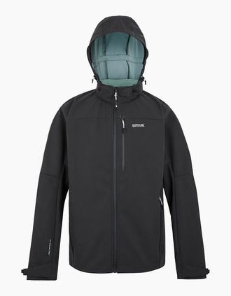Regatta Mens Regatta Mens Arana Waterproof Soft Shell Jacket - Black - Size: 38/Regular