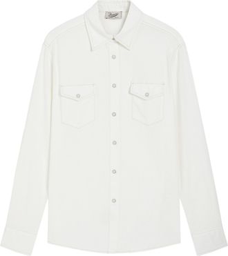 Pence White Alice Classic Long Sleeve Shirt