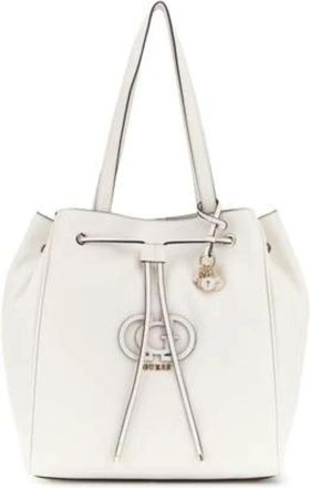 Guess Silvye Bucket - Dames - Schoudertassen - Wit - ONE Size - Tassen