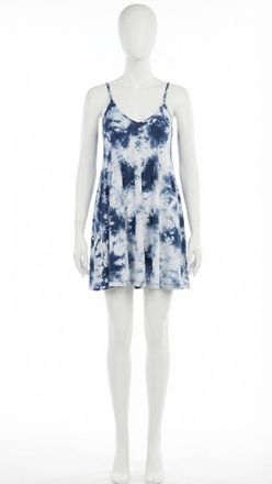 Z Supply Kona Cloud Print Dress In Blue