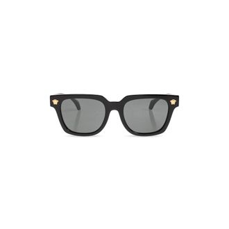 Versace Sunglasses, male, Black, Size: 52 MM Square Sunglasses