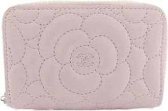 Chanel Pre-owned Wallets, female, Pink, Size: ONE SIZE Pre-owned Coin Purse