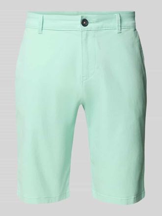 Tom Tailor Slim Fit Chinoshorts aus Baumwoll-Mix in Hellgruen, Gr&ouml;&szlig;e 34
