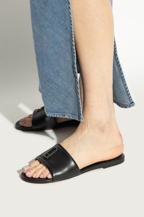 Marc Jacobs Leather Sandals, Womens, Black