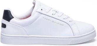 Tommy Hilfiger Schoenen, Dames, Wit, 42 EU, Leer, Essential Cupsole