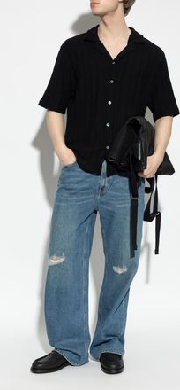 AllSaints Trace Shirt, Mens, Black