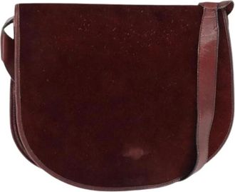 Balenciaga Pre-owned Suede Cross Body Bag - Dames - Vintage Schoudertas - Rood - ONE Size - Leer - Vintage