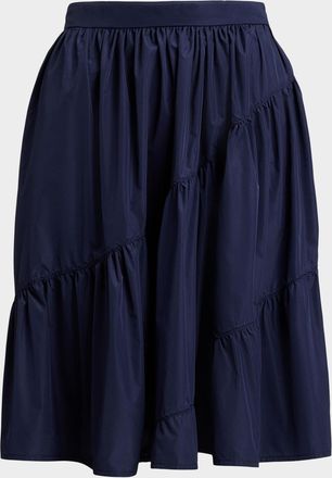 Ralph Lauren Collection Kyle Featherweight Taffeta Skirt