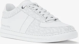 Michael Kors Brady Signature Logo and Leather Sneaker
