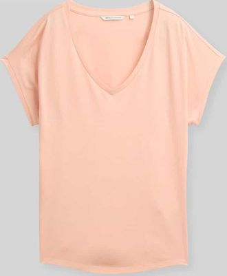 Tom Tailor Denim Relaxed Fit T-Shirt in Orange, Gr&ouml;&szlig;e XS