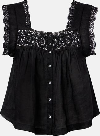 Citizens Of Humanity Mia lace-trimmed top