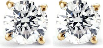 Pompeii3 1/4ct Diamond Studs 14K Yellow Gold