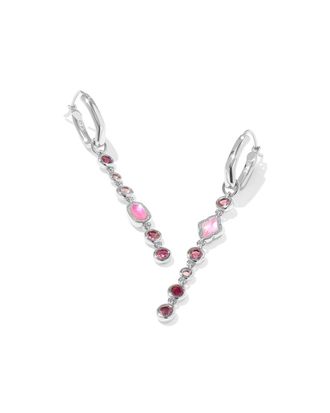 Kendra Scott Womens Mini Elisa Abbie Convertible Huggie Earring In Silver
