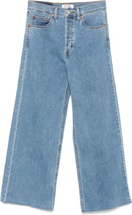 Re/Done Jeans a gamba ampia - Blu