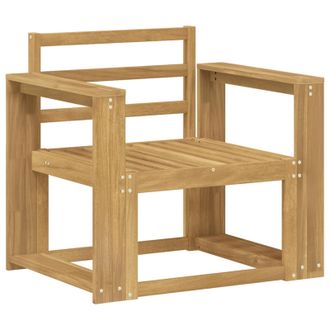 vidaXL Conjunto De Sof&aacute;s De Exterior Madera De Acacia S&oacute;lida Blanco Vidaxl