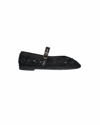 Flabelus Womens Pierre Lace Mary Jane Shoes In Black